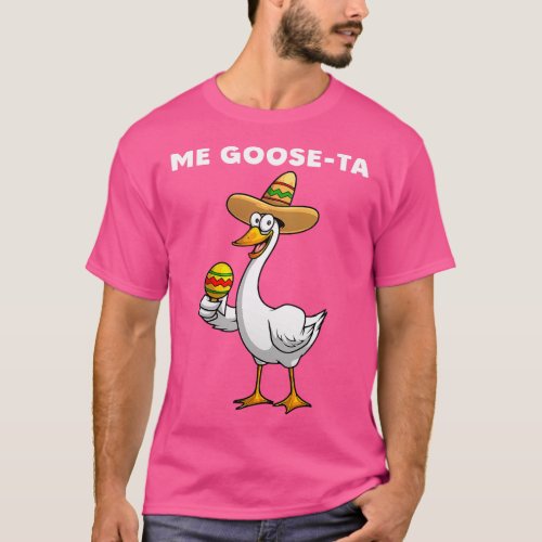 Funny Goose Design For Men Women Mexican Spanish G T_Shirt