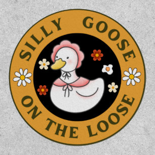 Funny Goose Embroidered Patch for Backpacks & Gear