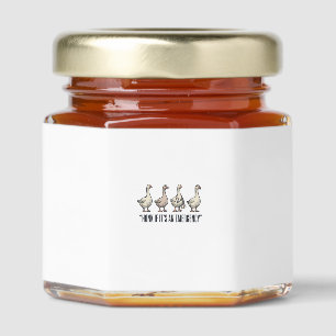 Funny Goose Emergency Honk Vintage Shirt Design_1 Honey Jar Favors