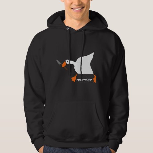 Funny Goose Game with Knife Meme  T_Shirt Hoodie