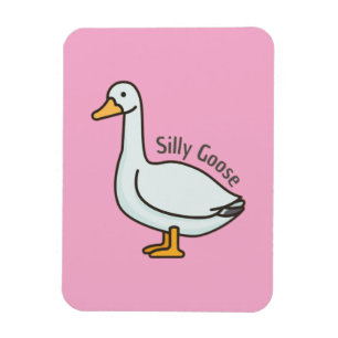 Funny Goose, Goose Lover, Silly Goose Magnet