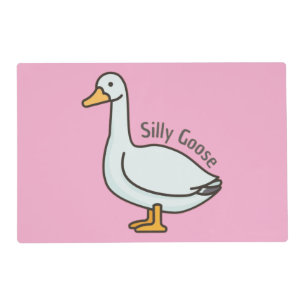 Funny Goose, Goose Lover, Silly Goose Placemat