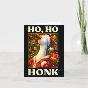 Funny Goose Ho Ho Honk Christmas Outfit For Men Wo Card