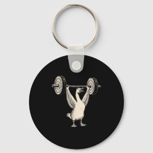 Funny Goose Muscle Mommy Gym Pump Cover Weights Fi Keychain