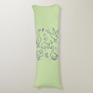 Funny Goose Pattern Body Pillow