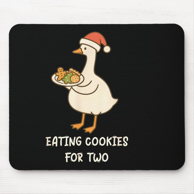 Funny Goose Pregnancy Pregnant Announcement To Hus Mouse Pad (Front)