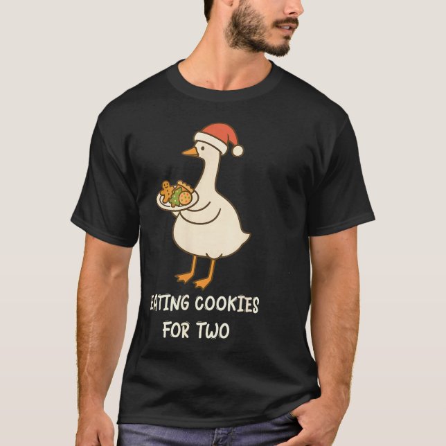 Funny Goose Pregnancy Pregnant Announcement To Hus T-Shirt (Front)