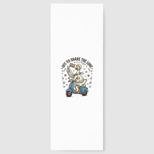 Funny Goose Scooter Love Vintage Shirt Design_1 Bookmarks