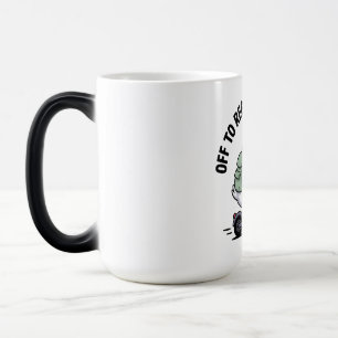 Funny Goose Scooter PNG, Off to Regulate Emotions Color Morph Mug