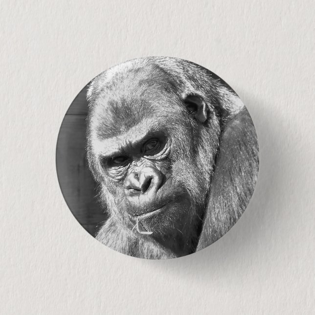 FUNNY GORILLA BUTTON (Front)