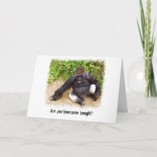 Funny Gorilla Card