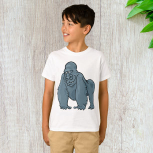 Funny Gorilla Cool Blue Ape Animal Design T-Shirt