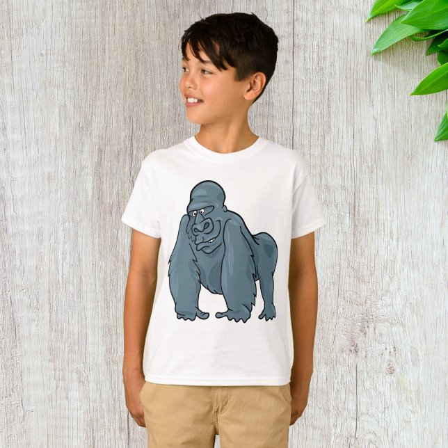 Funny Gorilla Cool Blue Ape Animal Design  T-Shirt (Creator Uploaded)
