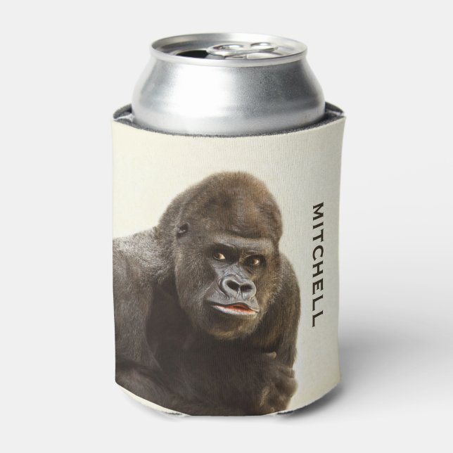 Funny Gorilla custom can cooler (Can Front)