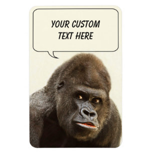 Funny Gorilla custom magnet