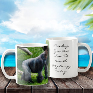 Funny Gorilla Coffee Mug Gorilla Gifts Gorilla Lover Present Gorillas Have  Big Nostrils 