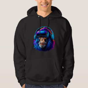 Funny Gorilla VR Playing Tag Gorilla Monke Gorilla Hoodie