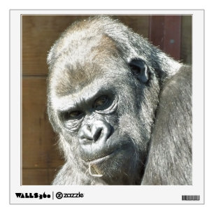 FUNNY GORILLA WALL DECAL