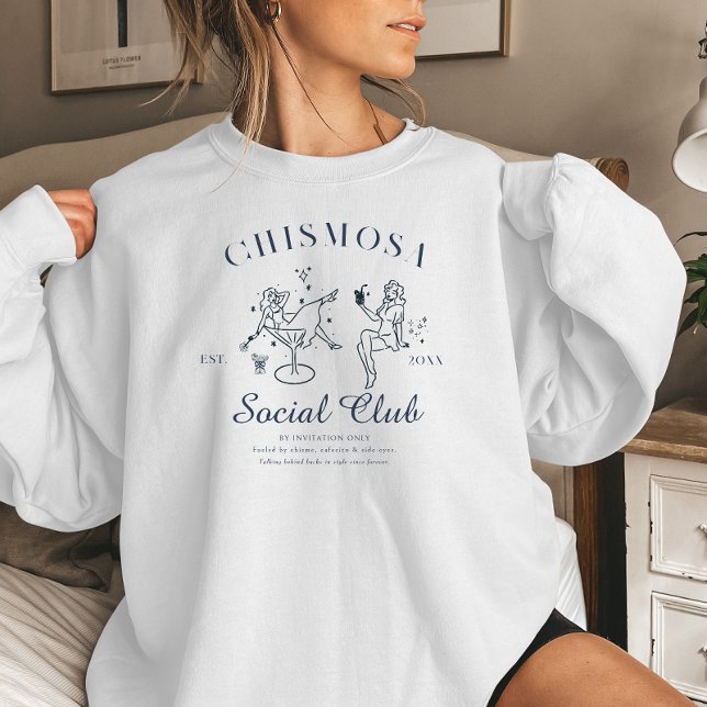 Funny Gossip | Chismosa Social Club Sweatshirt (Creator Uploaded)