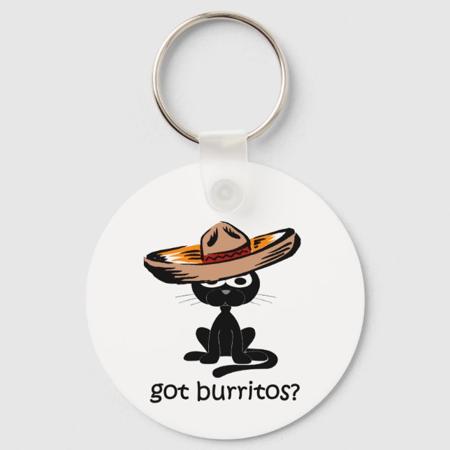 Funny got burritos keychain (Front)