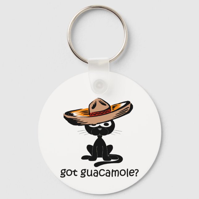 Funny got guacamole keychain (Front)