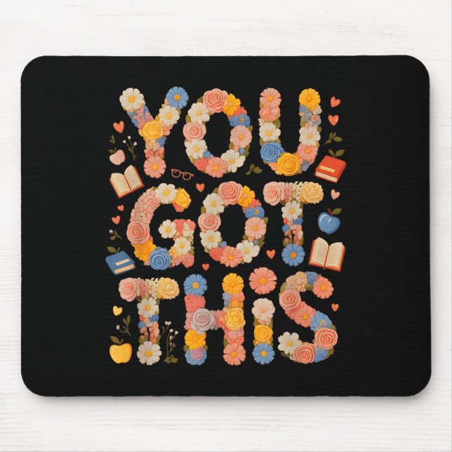 Funny got this everything is fine math ela squad mouse pad (Front)