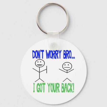 Funny Got Your Back Keychain