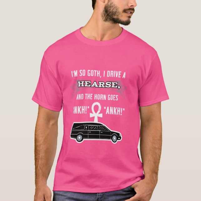 Funny Gothic and Dark Occult Goth Art Emo Satanic  T-Shirt (Front)