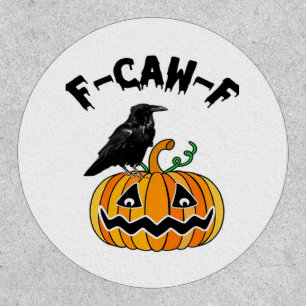Funny Gothic Crow Humor F-Caw-F Essential Patch