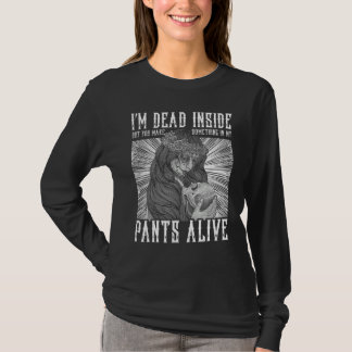Funny Gothic Goth Dead Inside T-Shirt