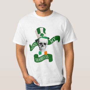 Funny gothic skull Irish St Patrick's day T-Shirt