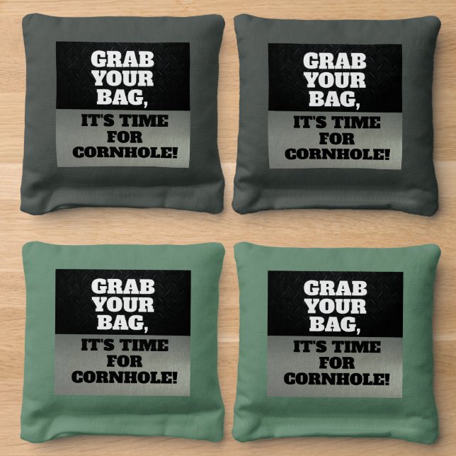 Funny Grab Your Bag Cool Pun Dad Joke Smack Talk (Wood)