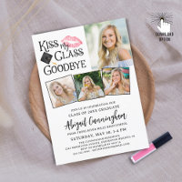 Funny Graduate KISS MY CLASS GOODBYE 4 Photos