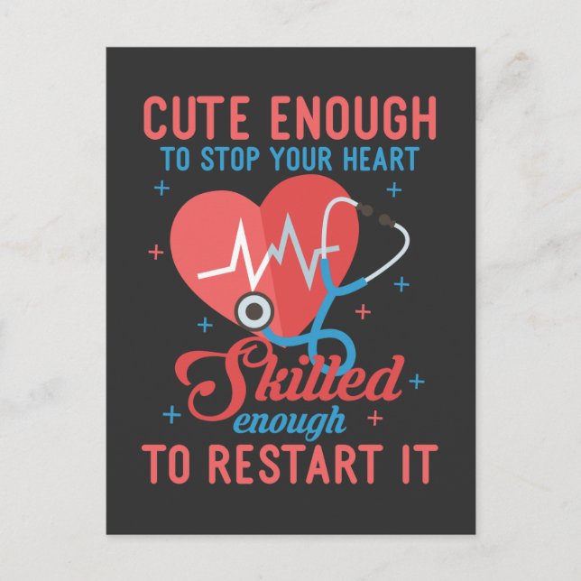 Funny Graduated Registered Nurse Student Nursing Postcard (Front)
