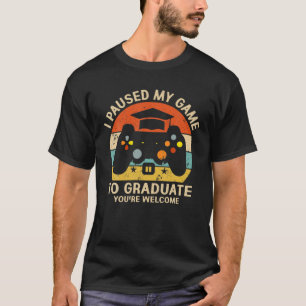 Funny Graduation -2021 Gamer Graduate Grad Gift T-Shirt