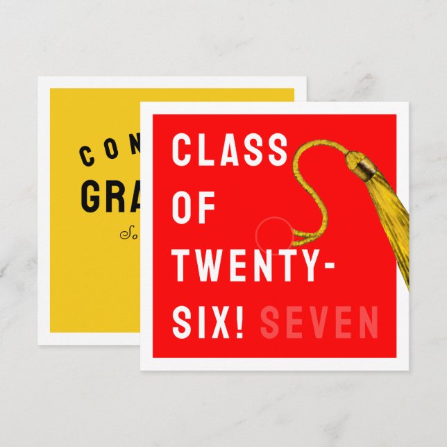 Funny Graduation 2026 Card (Front/Back)