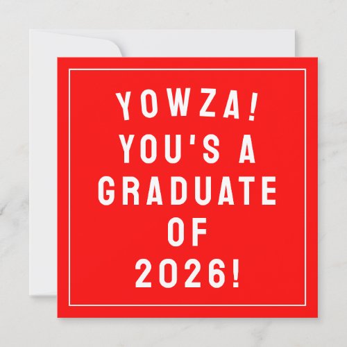 Funny Graduation 2026 Card