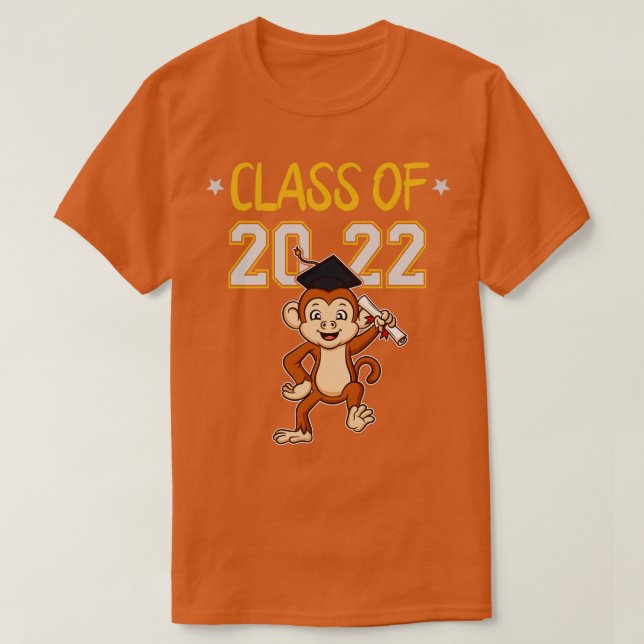 Funny Graduation Animals Class Of 2022 Graduate 4  T-Shirt (Design Front)