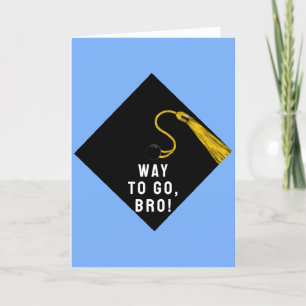 Funny Graduation Brother Card
