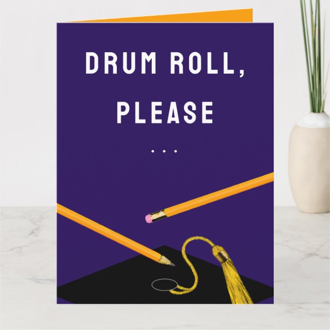 Funny Graduation Card (Front)