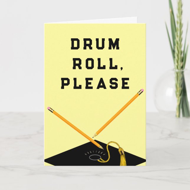 Funny Graduation Card (Front)