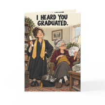 Funny Graduation Card | Knitty Gritty Grandma Humo