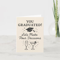 Funny Graduation Cocktail Drinks Congratulations 