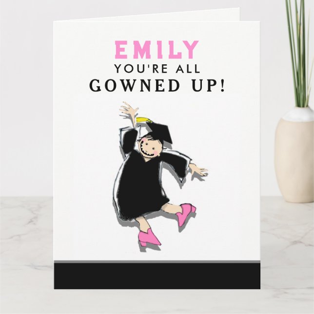 Funny Graduation Congrats Card (Front)