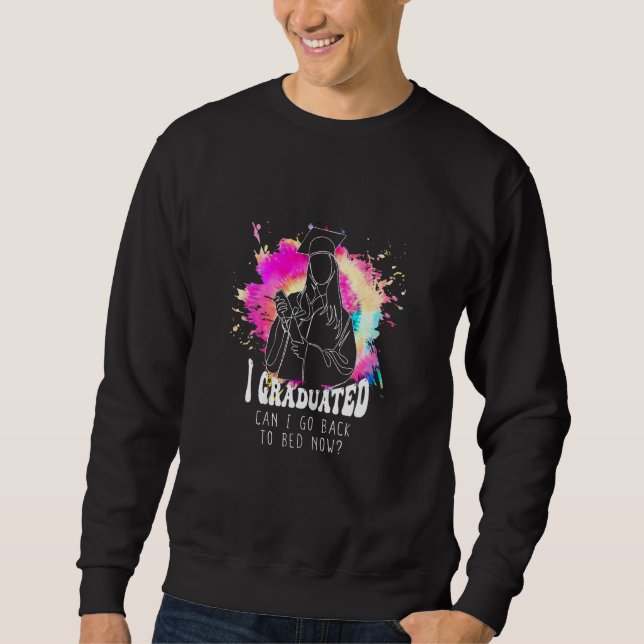 Funny Graduation for Her Women Girl Kids High Scho Sweatshirt (Front)
