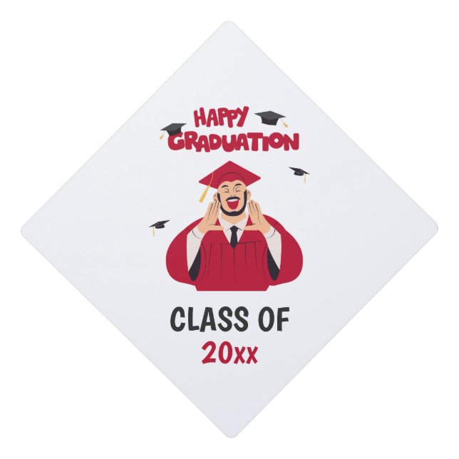 Funny Graduation Gift, Graduation Shirt, Class of  Cap Topper (Front)