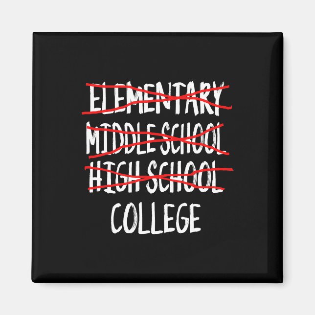 Funny Graduation High School 2025 High School Grad Magnet (Front)