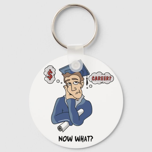 Funny Graduation Keychain (Front)