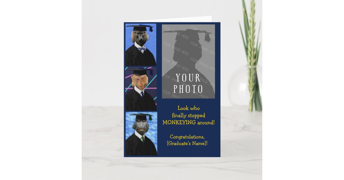 Awkward Look Monkey Meme Graduation Card – Nostalgia Collect