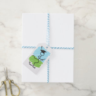 Funny Graduation Runner © - Cross Country, Track Gift Tags